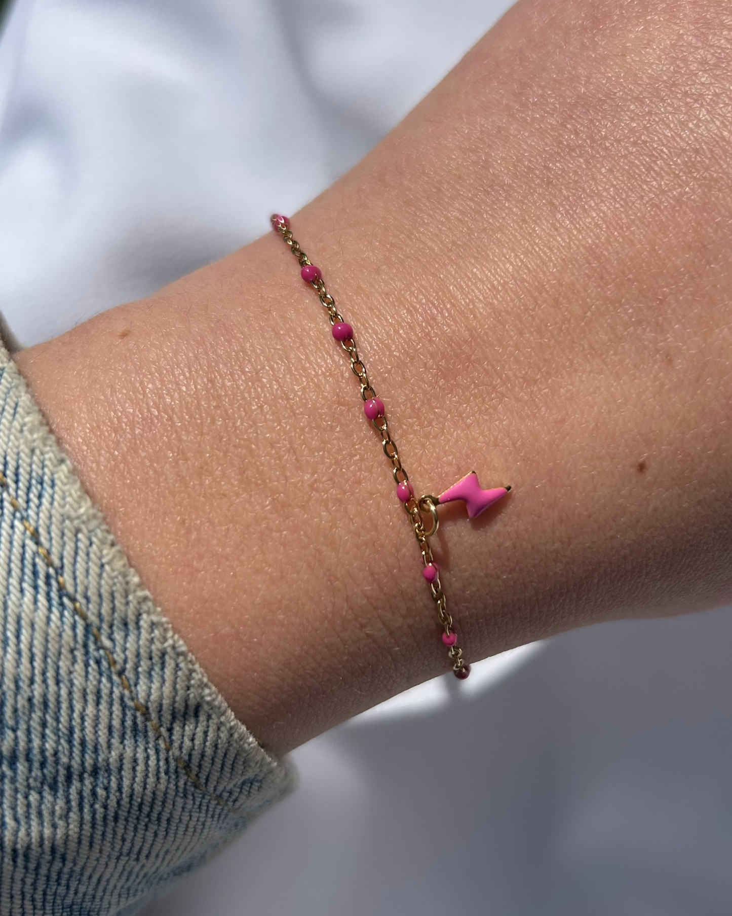 Bracelet éclair acier inoxydable